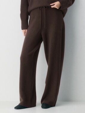 The Group by Babaton LUXE CASHMERE WIDE PANT